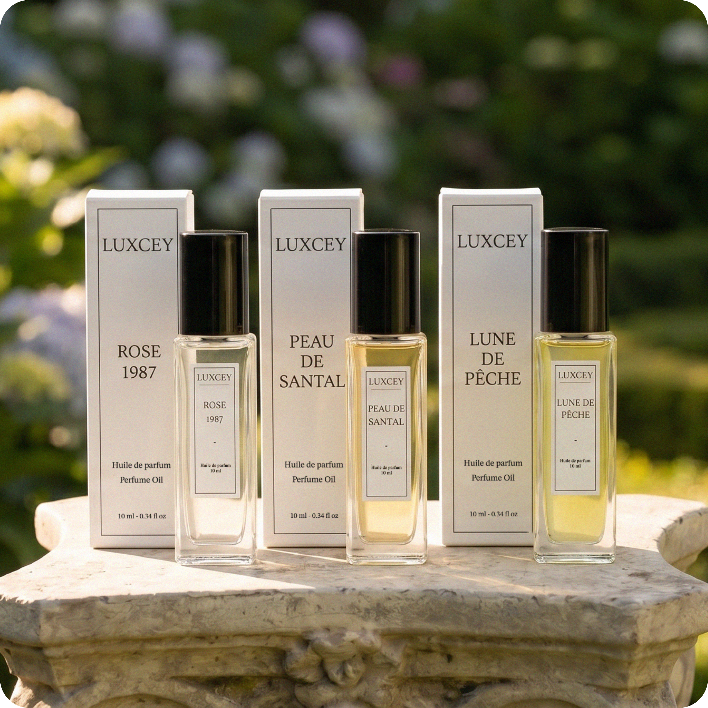 Trio de senteurs · Huiles de parfum